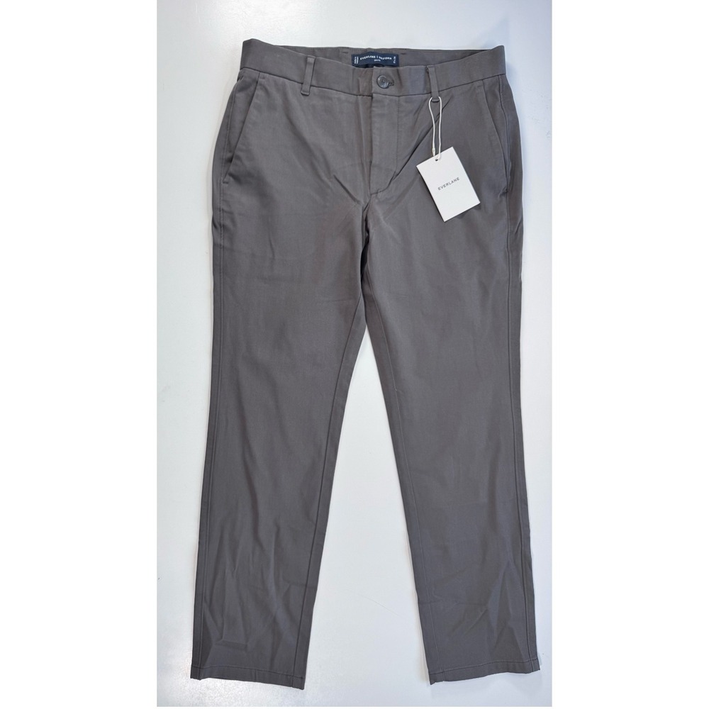 EVERLANE The Slim Fit Performance Chino Pant Uniform Gray Mens 31x28 NWT